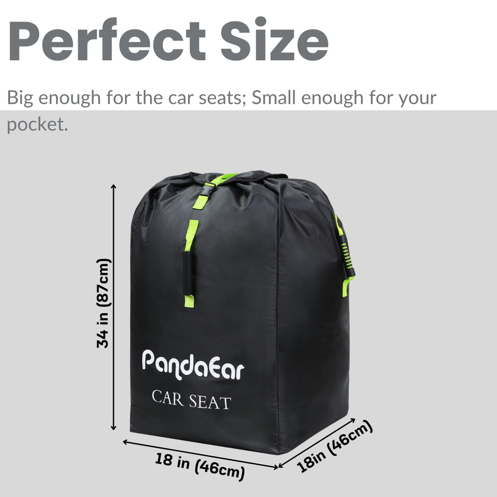 PandaEar machine-washable fabric cleans easily after flights or trips.