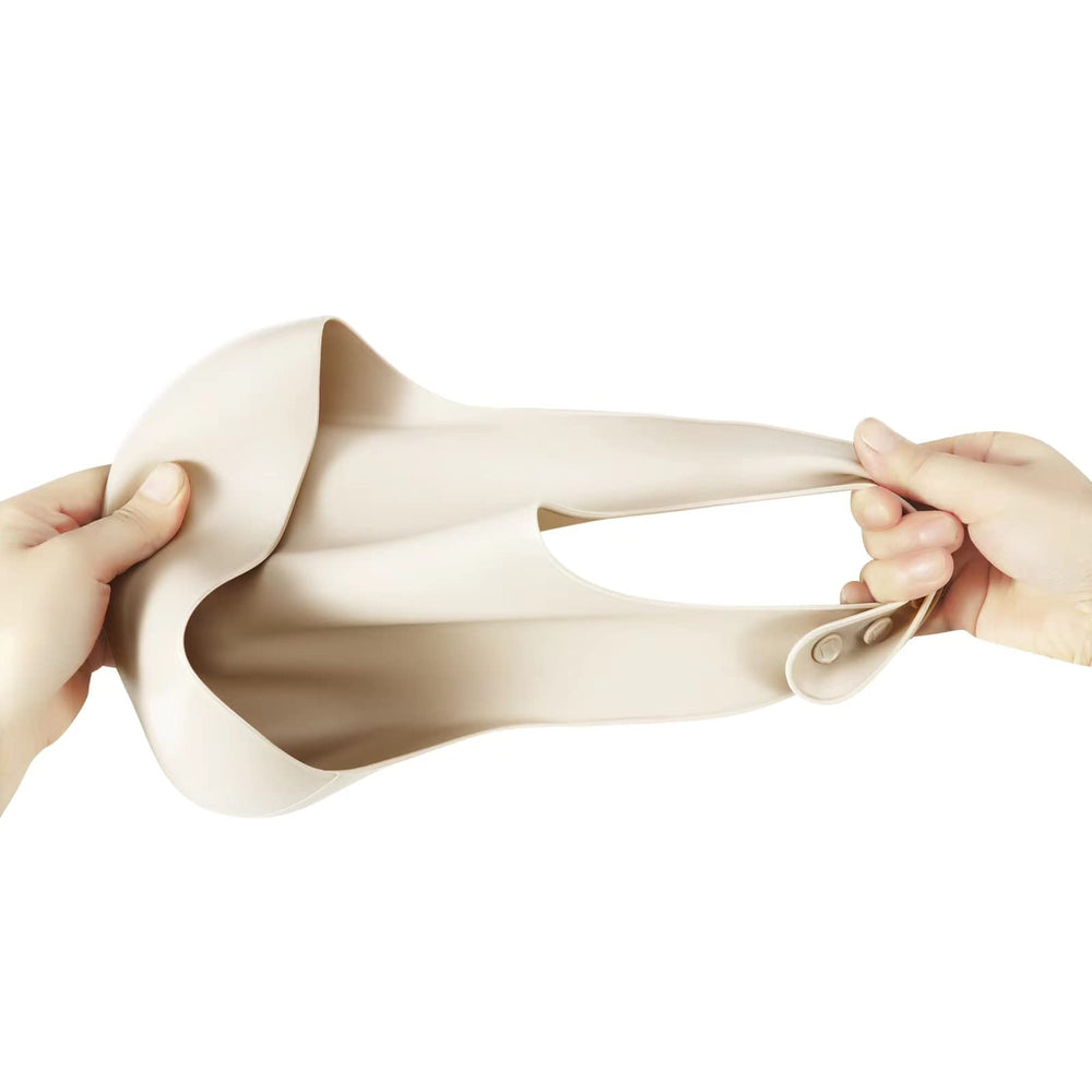 PandaEar machine-washable bib comes in colors to match outfits