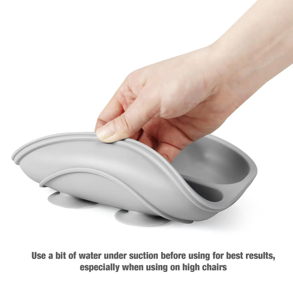 PandaEar mealtime set supports baby led weaning with gentle silicone.