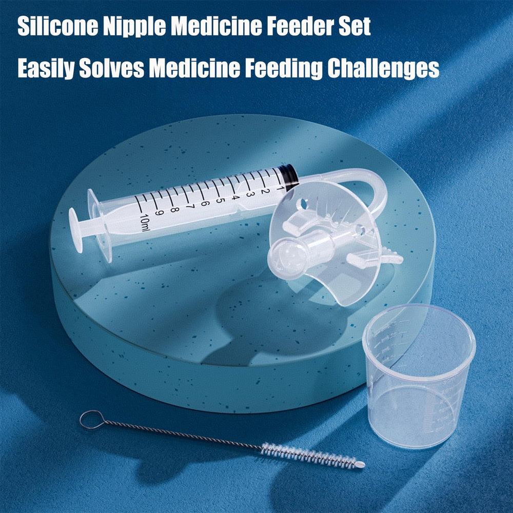 PandaEar measuring cup for precise doses during routine medications.