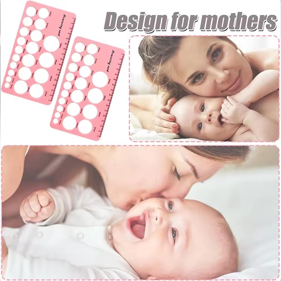 PandaEar Nipple Ruler BPA-free material supports reusable sizing for many pumping sessions