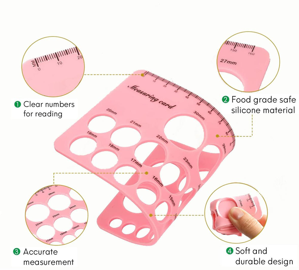 PandaEar Nipple Ruler compact design fits in a pump bag for quick sizing on the go