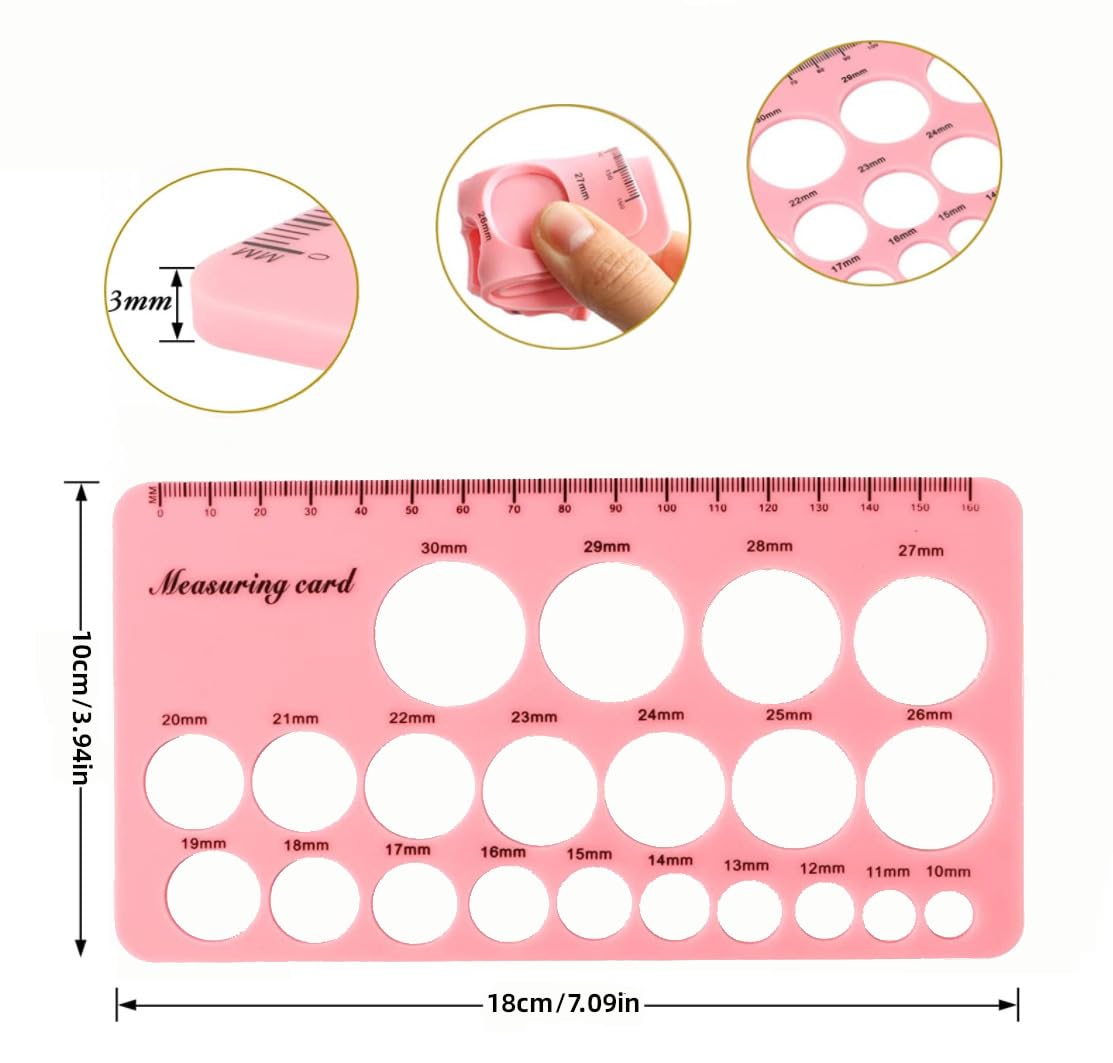 PandaEar Nipple Ruler measuring tape demonstrates soft guidance for flexible sizing and comfort