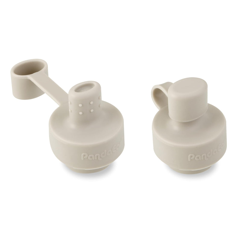 PandaEar no-spill valve closeup demonstrates controlled liquid flow to reduce spills.