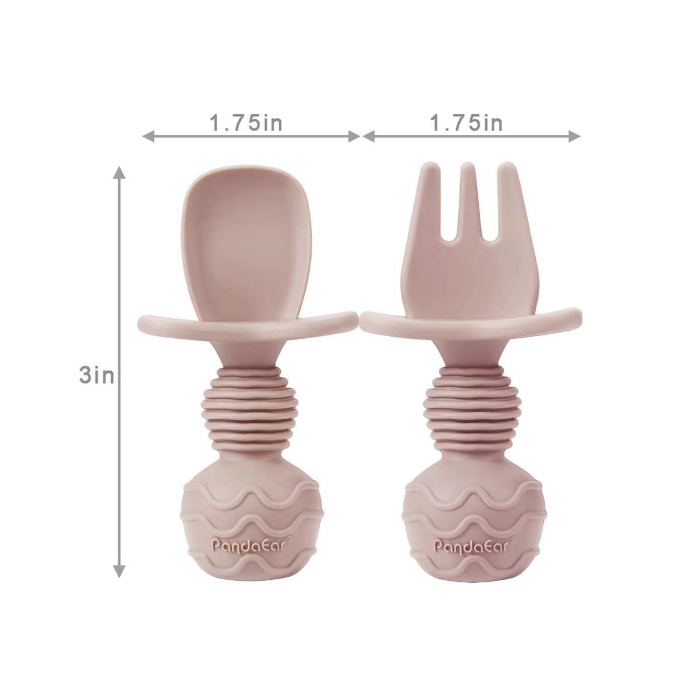 PandaEar non-slip suction design helps keep plates in place during meals.
