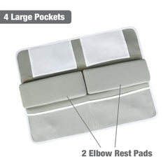 PandaEar non-slip backing with textured surface helps prevent sliding on wet surfaces.