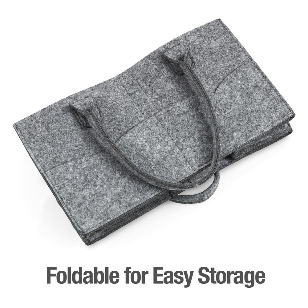 PandaEar nursery-gray design enhances decor while keeping baby items accessible