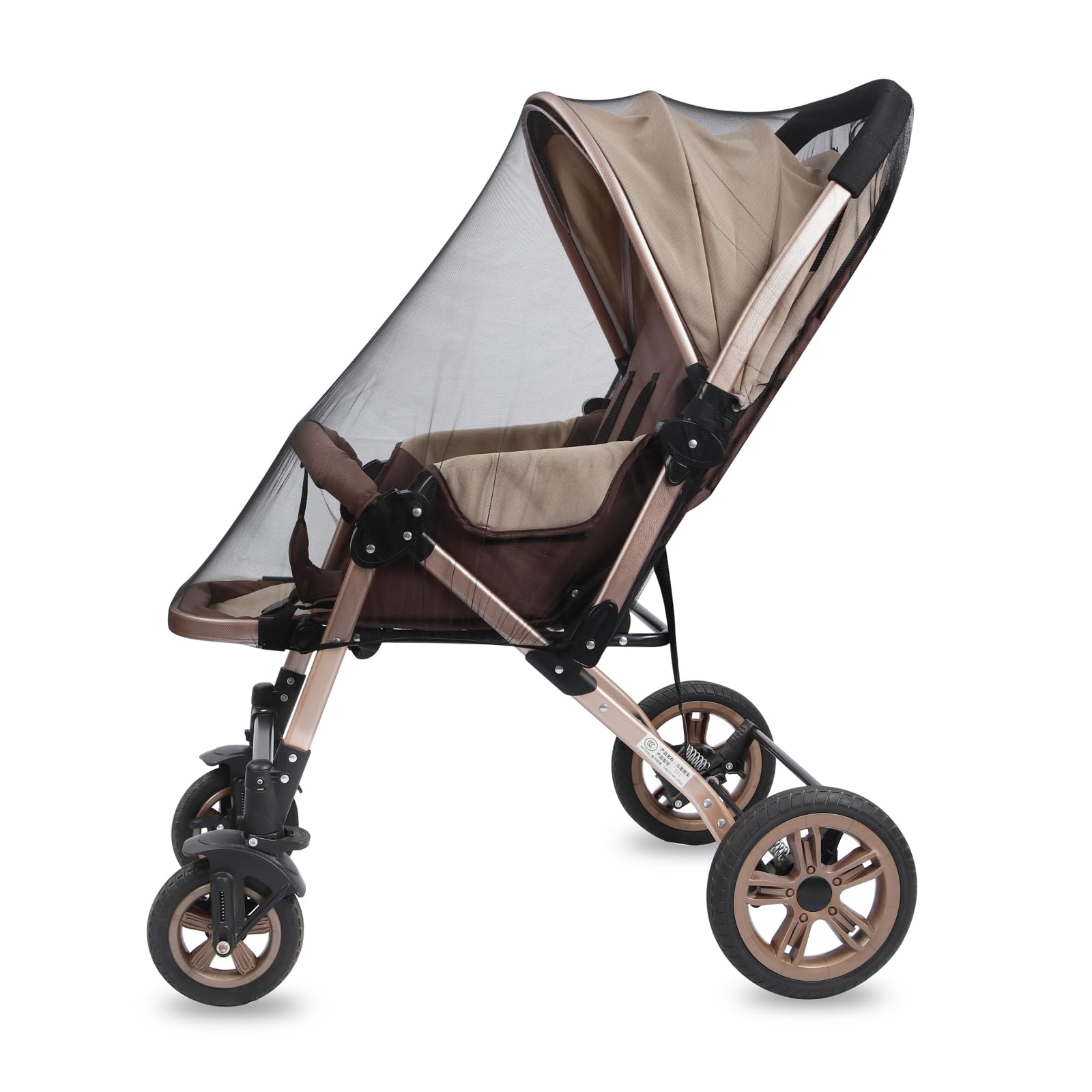 PandaEar outdoor use net shields baby during stroller walks with airflow.