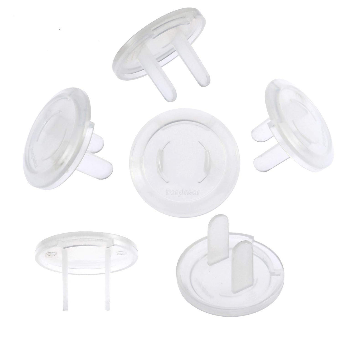PandaEar clear outlet cover 52-pack protects children from sockets.