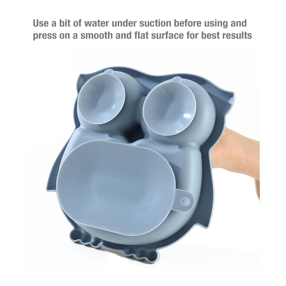 PandaEar owl plate is a practical gift for parents seeking tidy meals.