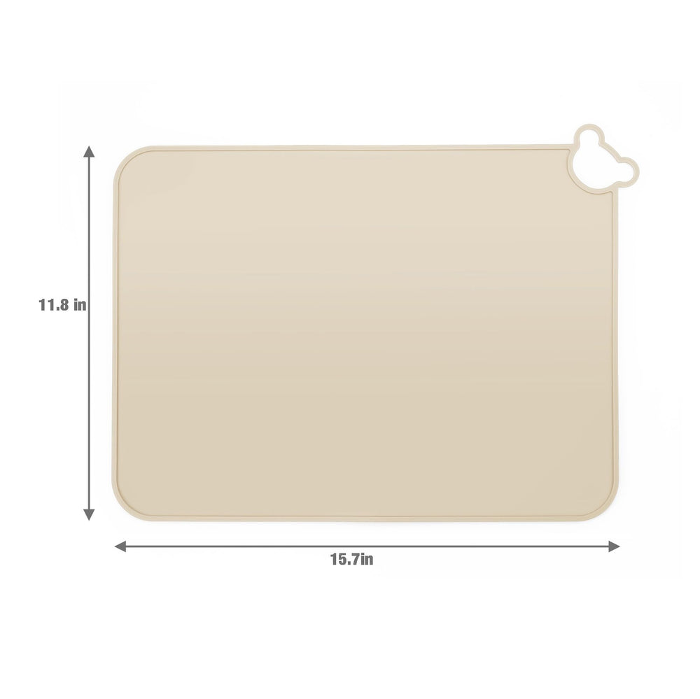 PandaEar placemat features a hanging loop for easy storage.