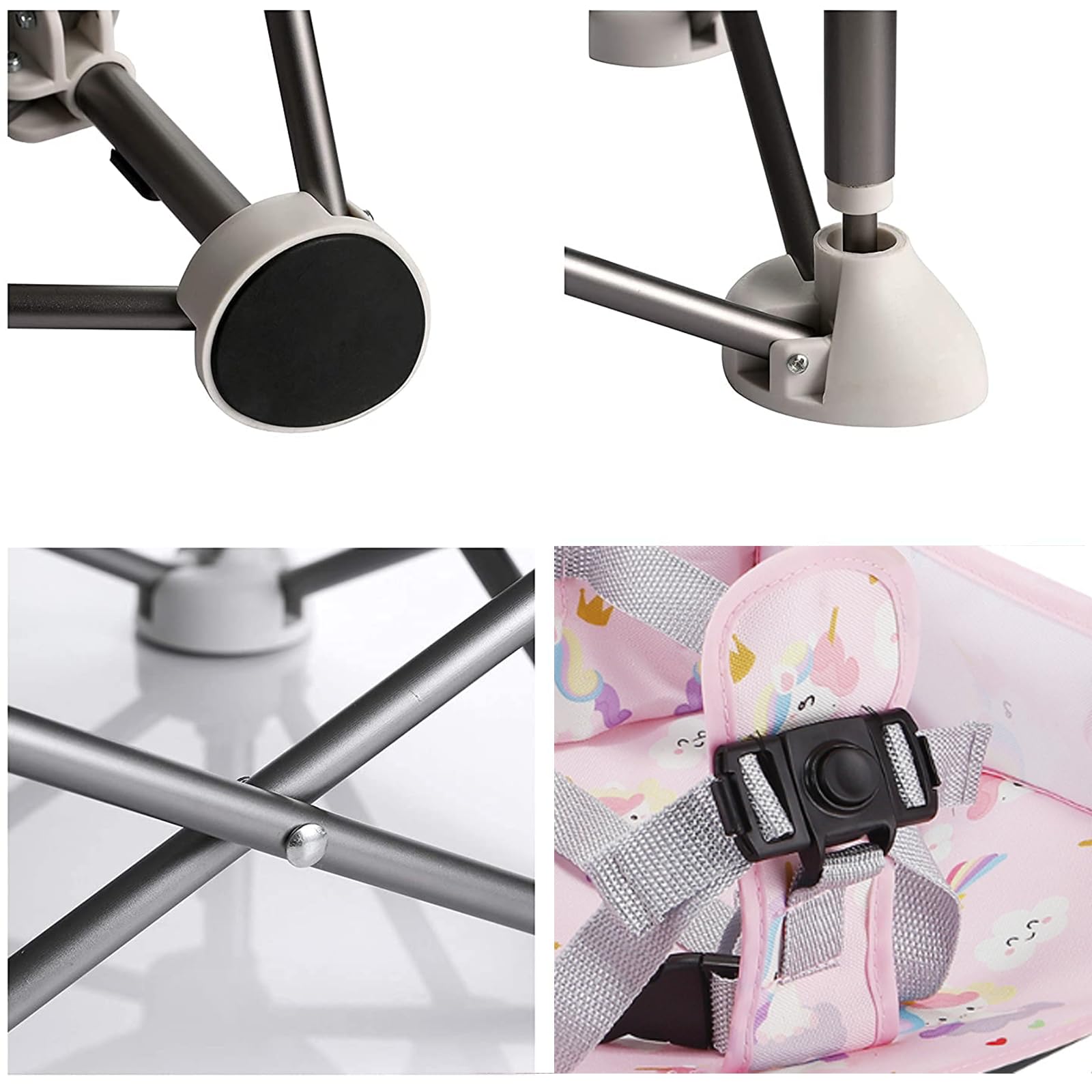 PandaEar booster seat fabric is removable for machine washing.