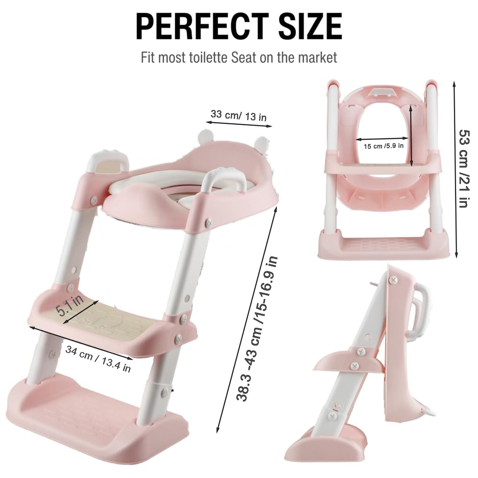 PandaEar waterproof seat casing simplifies cleanup after potty time