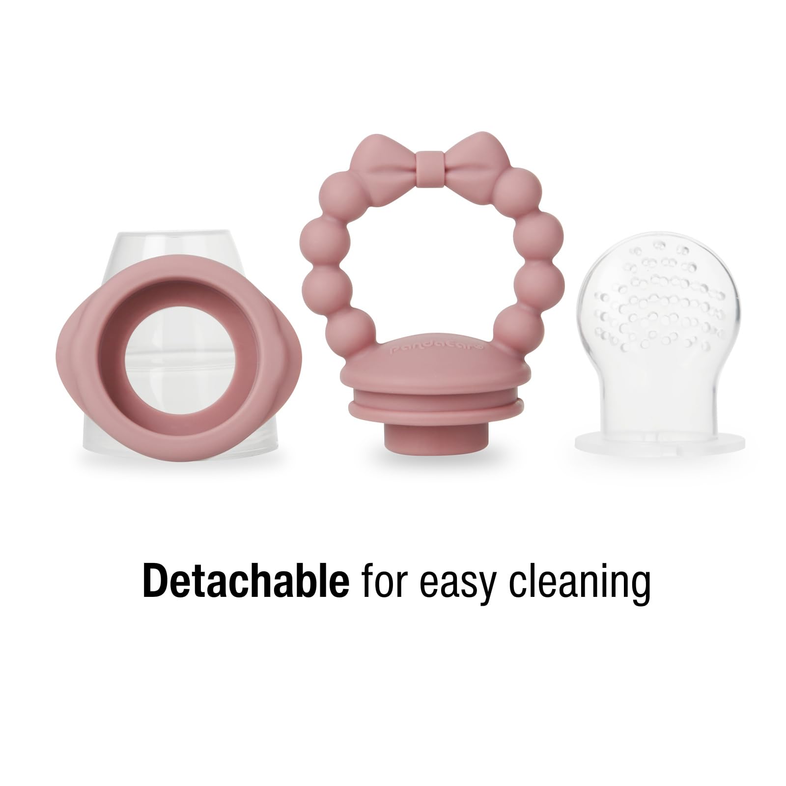 PandaEar protective cap and pacifier clip for hygienic on-the-go use.