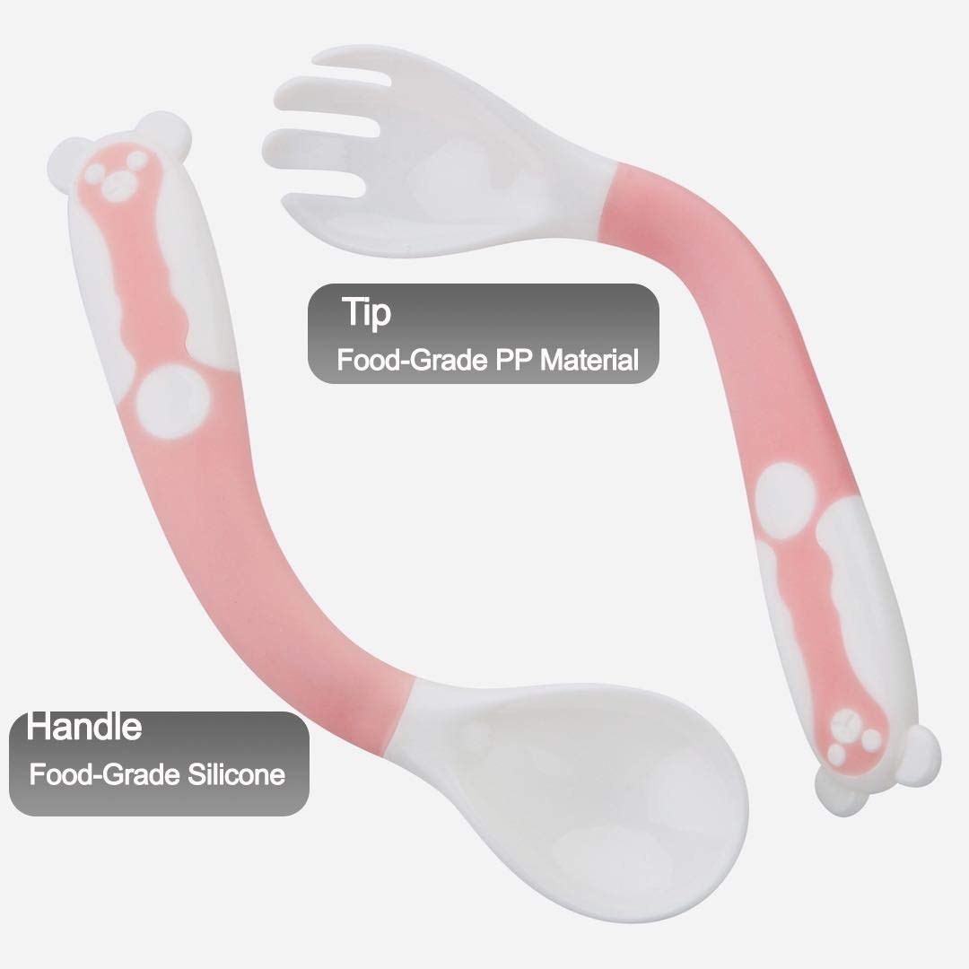 PandaEar shallow spoon design promotes proper portions and safe scooping
