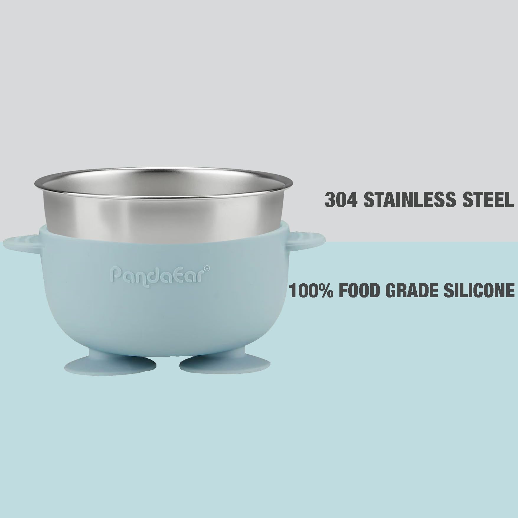 PandaEar shatterproof bowls keep kid-friendly meals safe during active play.