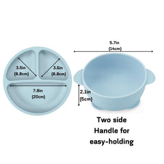 PandaEar silicone baby feeding set bibs provide protection and easy cleanup