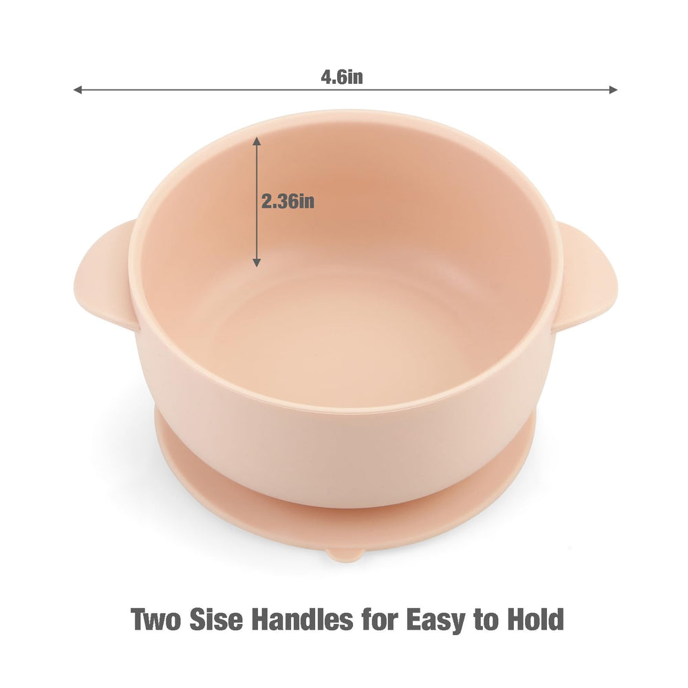 PandaEar silicone spoons fit small hands and protect developing teeth.