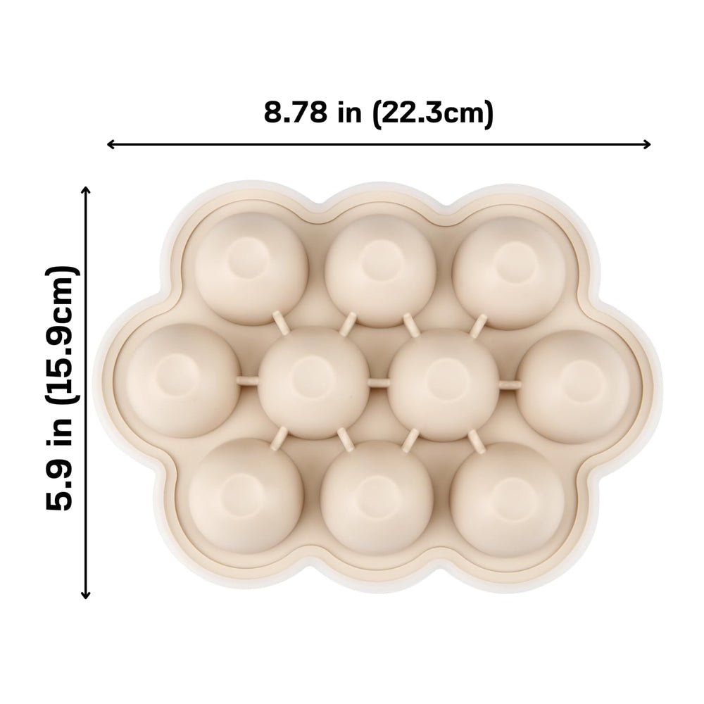 PandaEar silicone-tray stackable design saves fridge space and keeps feeding organized.