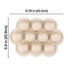 PandaEar silicone-tray stackable design saves fridge space and keeps feeding organized.