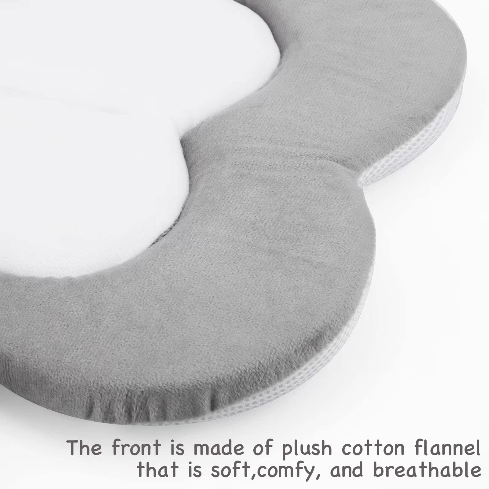 PandaEar plush petals surround infant for secure cozy bath sessions