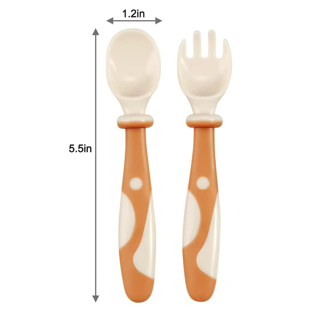 PandaEar soft-tip spoons for babies soothe tender gums during weaning.