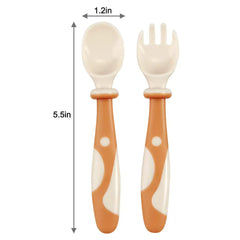 PandaEar soft-tip spoons for babies soothe tender gums during weaning.