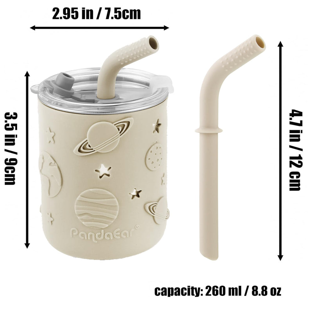 PandaEar spoons two-piece set designed for easy feeding by little hands