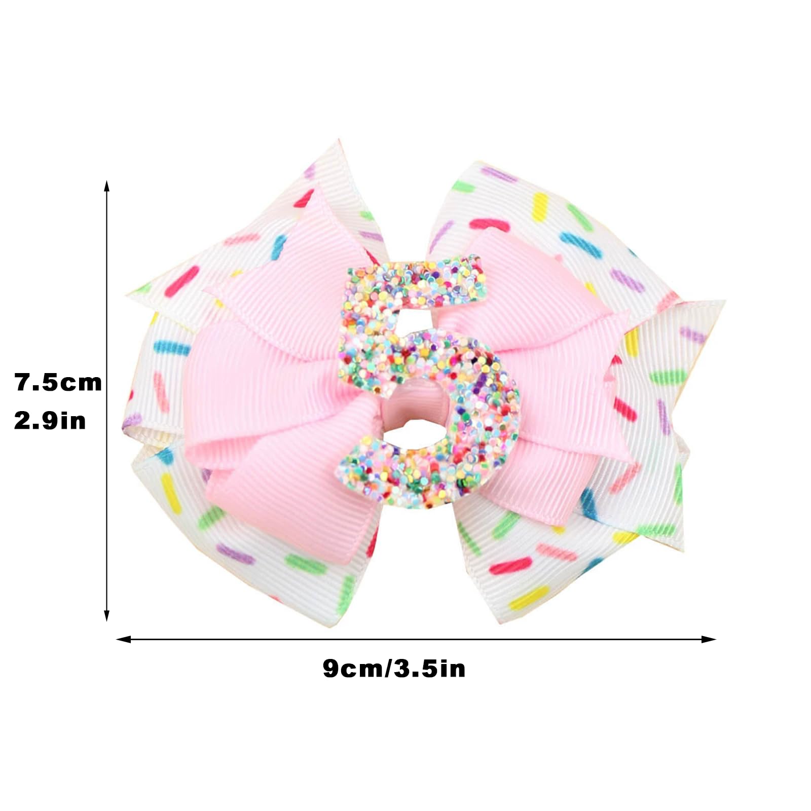 PandaEar bow with colorful sprinkles adds charm to party looks
