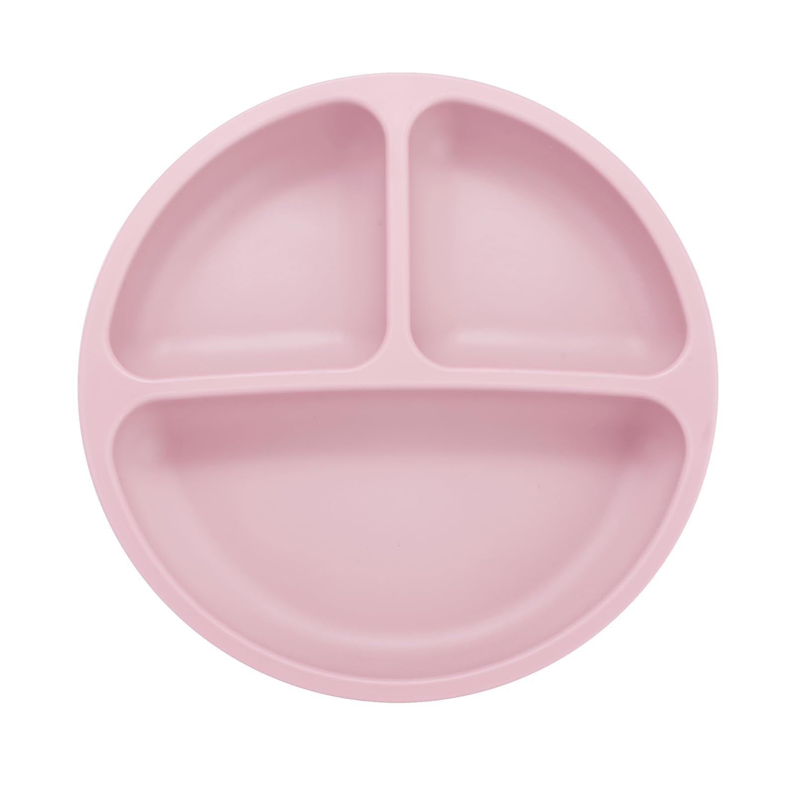 Stackable PandaEar silicone plates illustrating compact storage and easy access.