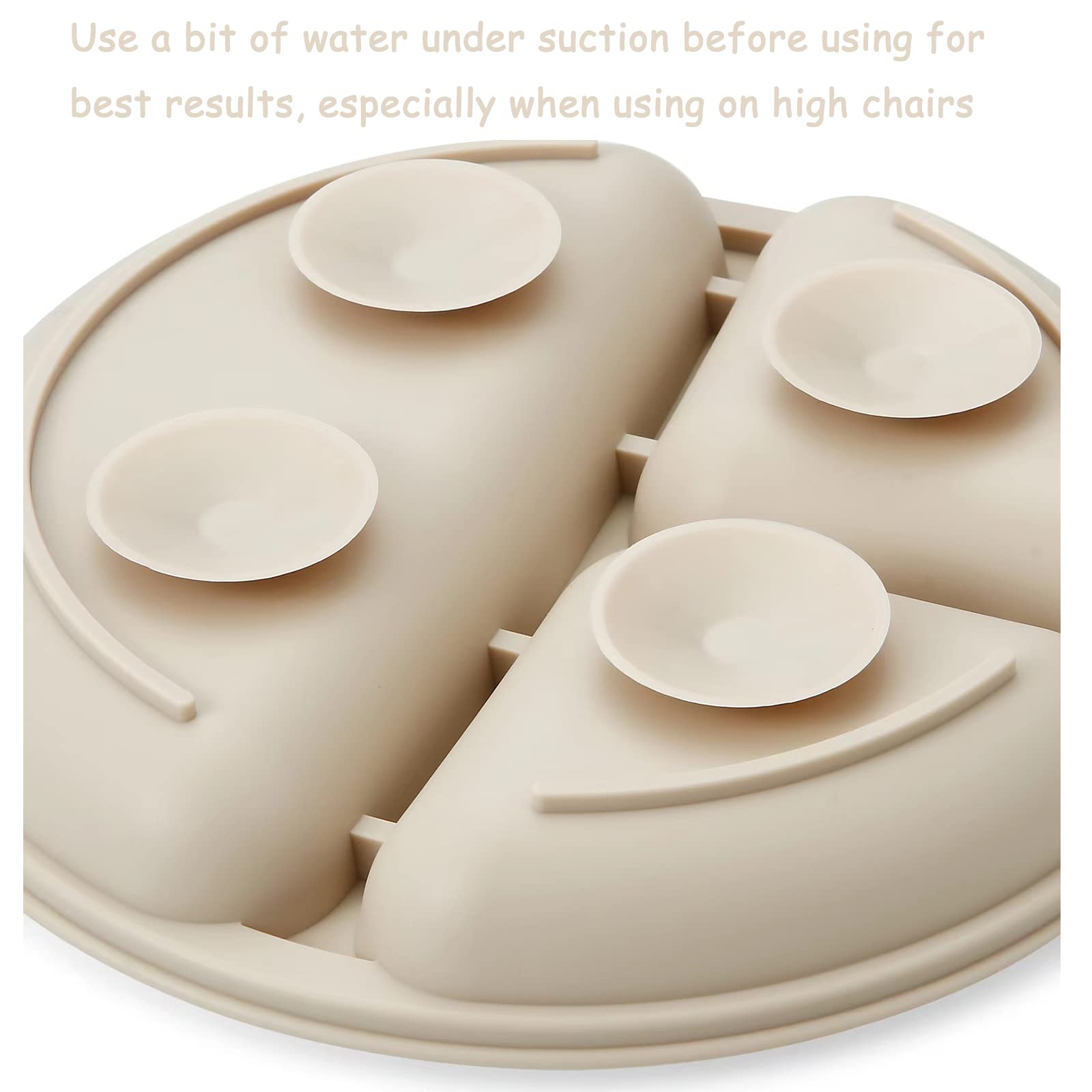 PandaEar stackable toddler plates save kitchen space and simplify storage