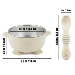 PandaEar stainless-steel-bowls resist stains and odors for durability.