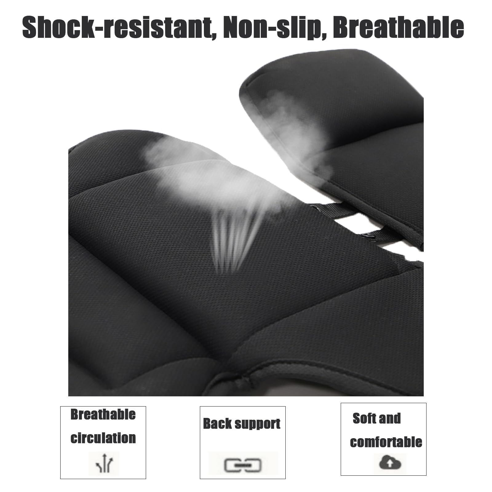 PandaEar breathable pad with machine-washable fabric simplifies cleanup after adventures.