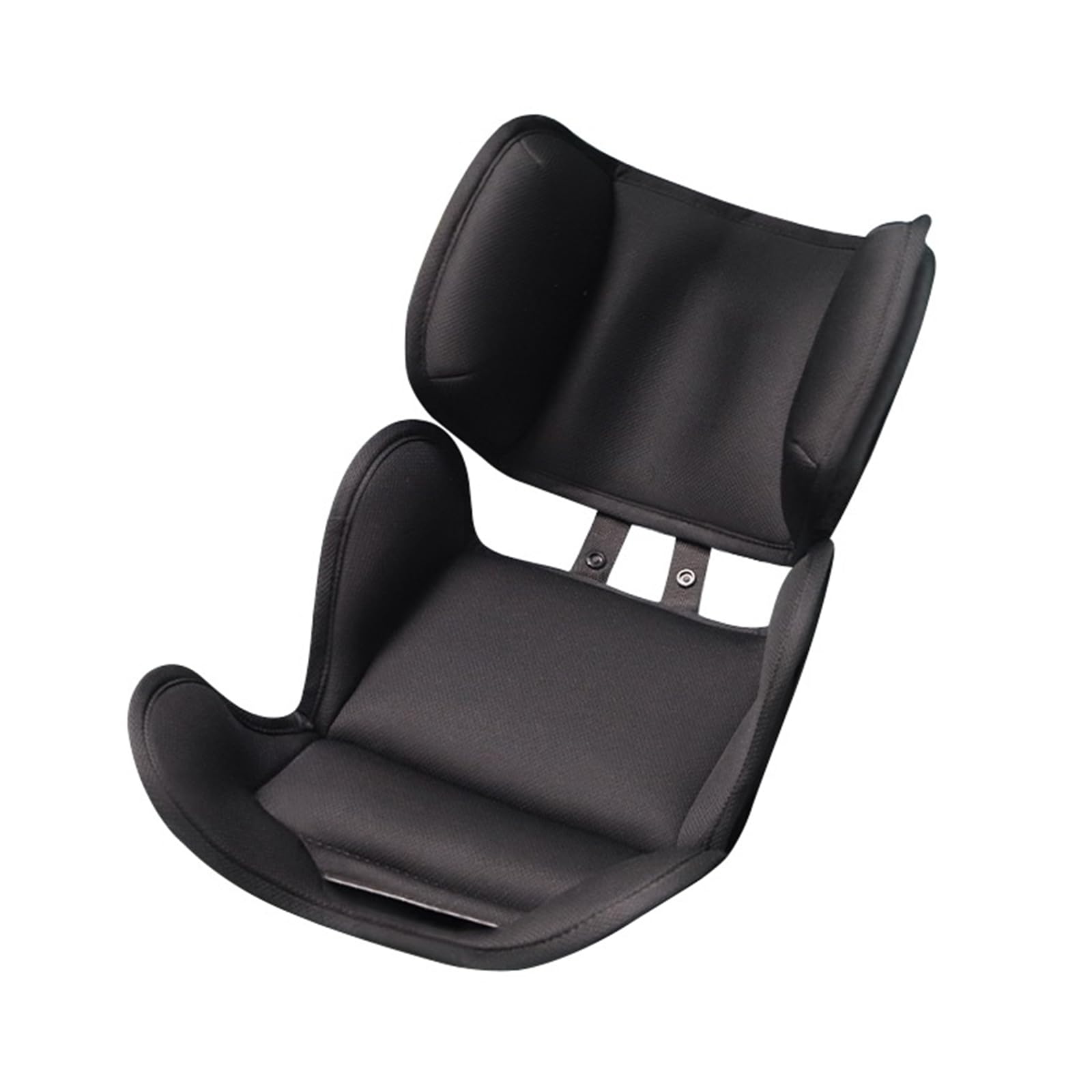 PandaEar black stroller pad accentuates sleek look while providing comfort and stability.