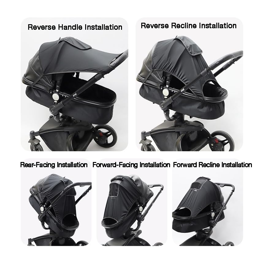 PandaEar sun shade with windproof-fit keeps cover secure on windy days