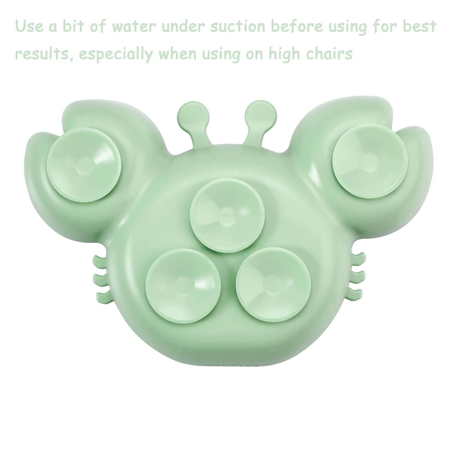 PandaEar suction-base-non-slip—keeps plates in place during meals.