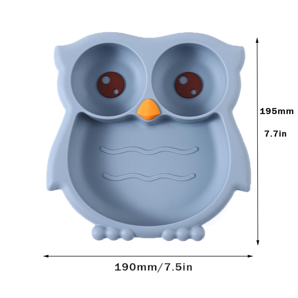 PandaEar BPA-free silicone plate keeps foods safe and flavor-preserving.