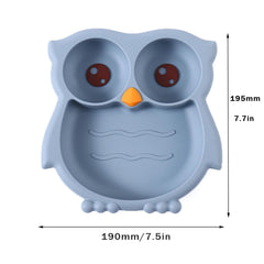 PandaEar BPA-free silicone plate keeps foods safe and flavor-preserving.