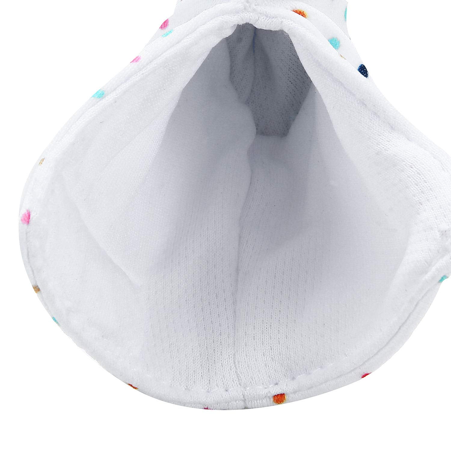 PandaEar teething mitten protects delicate skin from scratches during exploration.