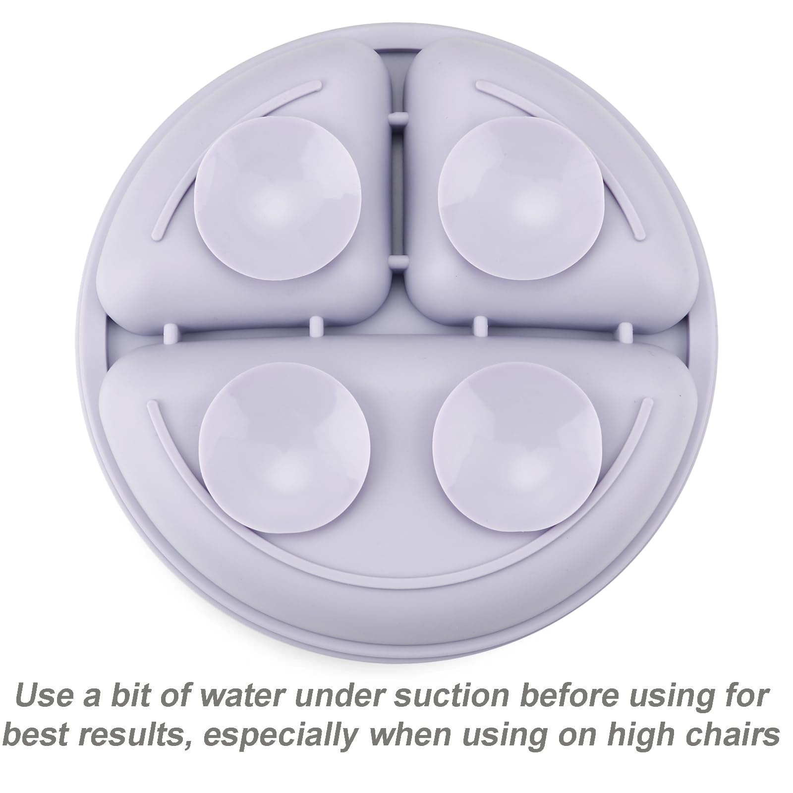 Bright PandaEar plates designed for travel and small kitchen spaces for on-the-go meals.