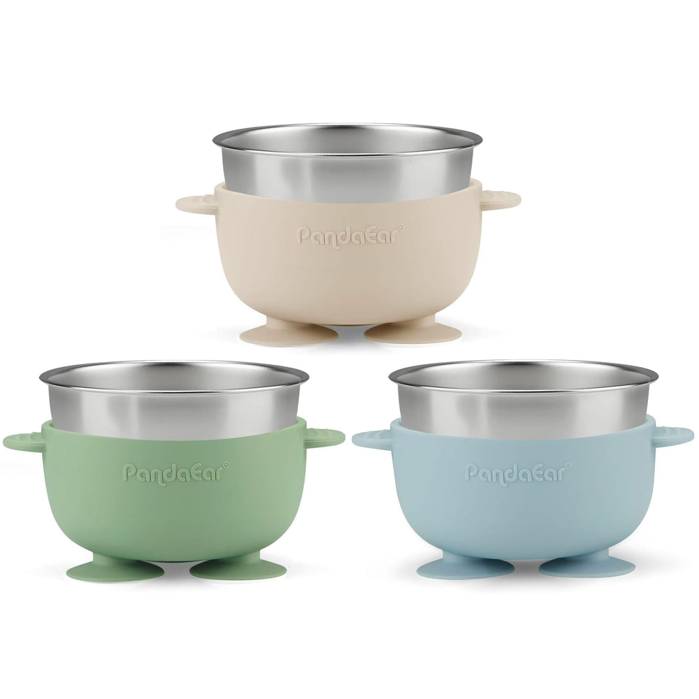 PandaEar unbreakable design keeps bowls safe during active toddler meals.