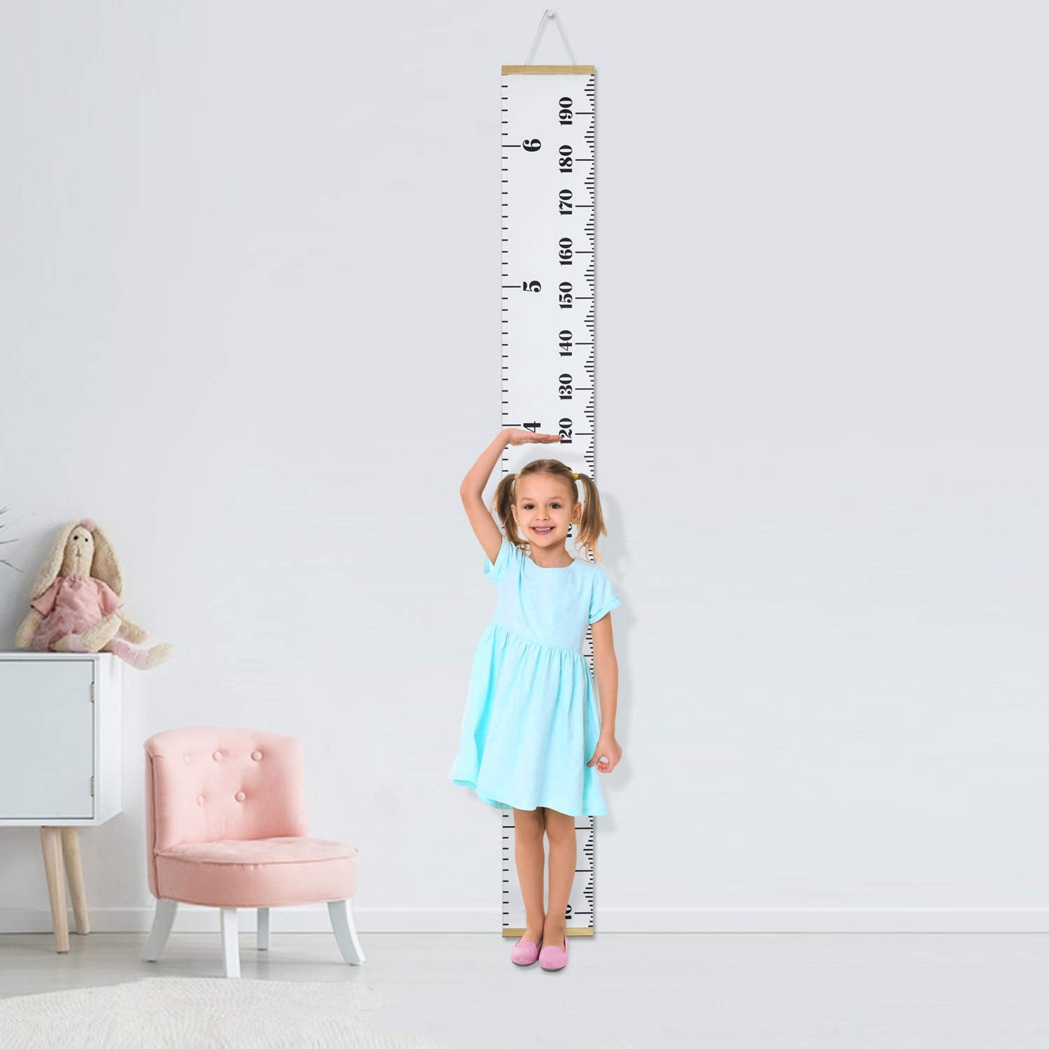 PandaEar wall-mounted height tracker ideal for nurseries and playrooms
