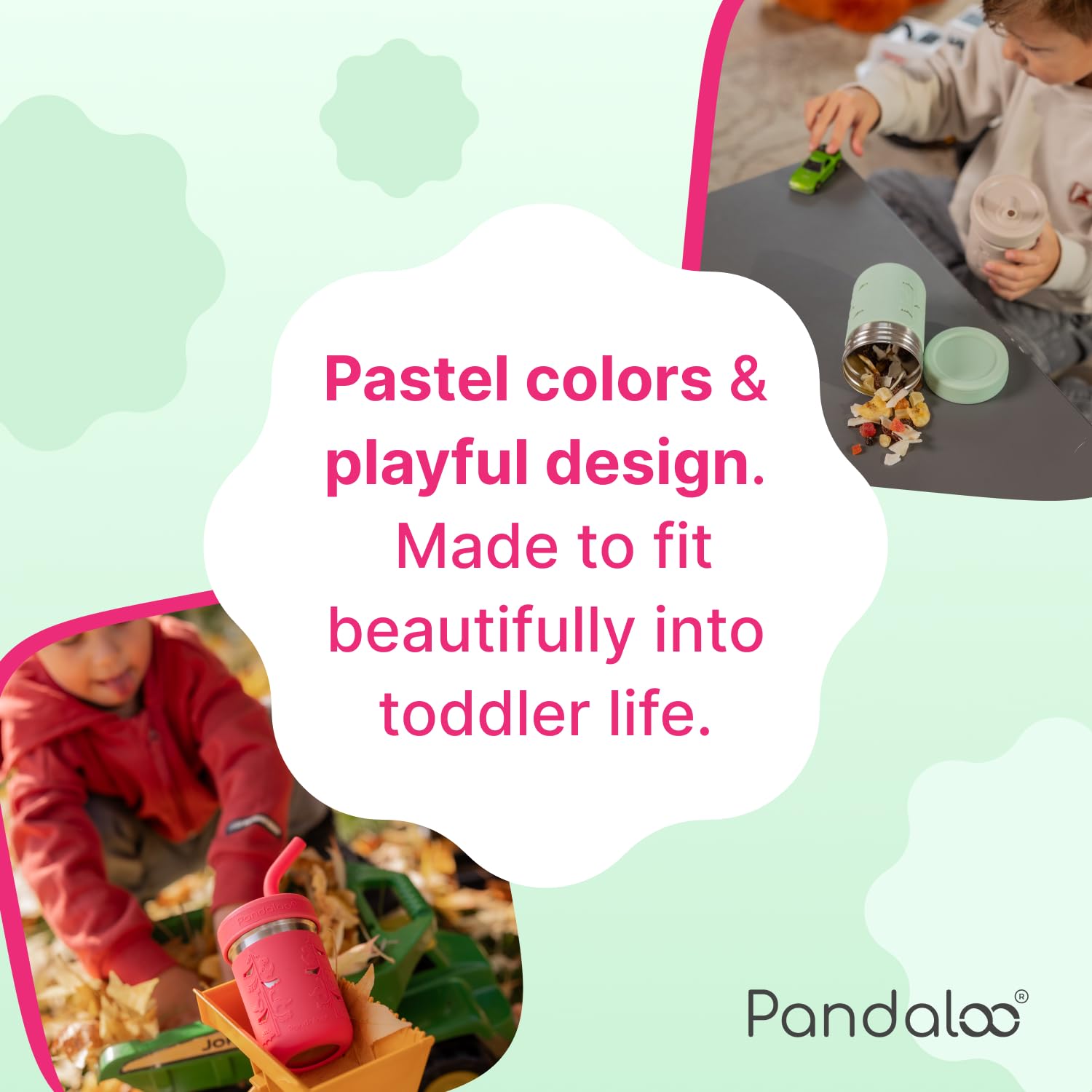 Pandaloo parts are dishwasher-safe for quick, thorough cleaning