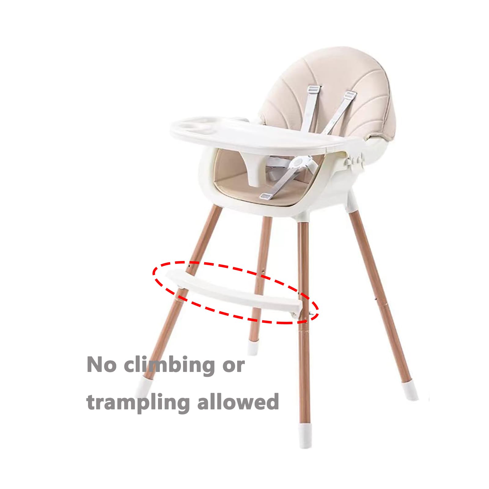 PandaEar 3-in-1 high chair toddler chair conversion grows with your child