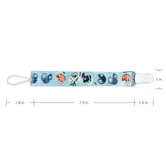 PandaEar pacifier clips on baby clothes illustrate gentle fabric grip and quick pacifier access