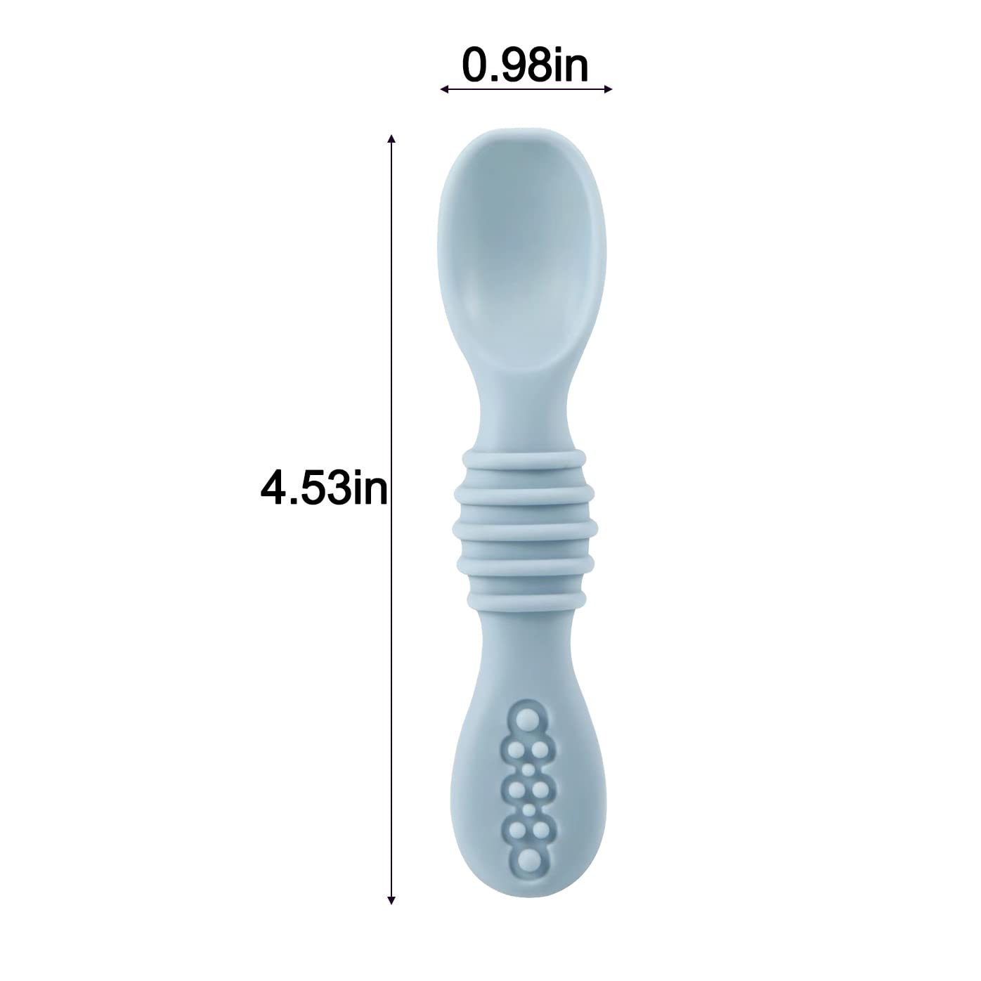 PandaEar spoons with extra long handles reach into jars and pots