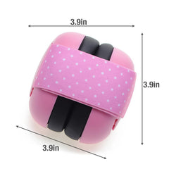 PandaEar adjustable headband fits growing babies for secure, comfortable wear.