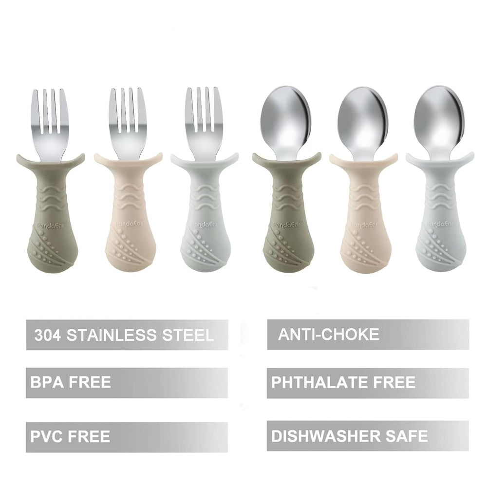 PandaEar anti choke design utensil helps little fingers with safe meals.