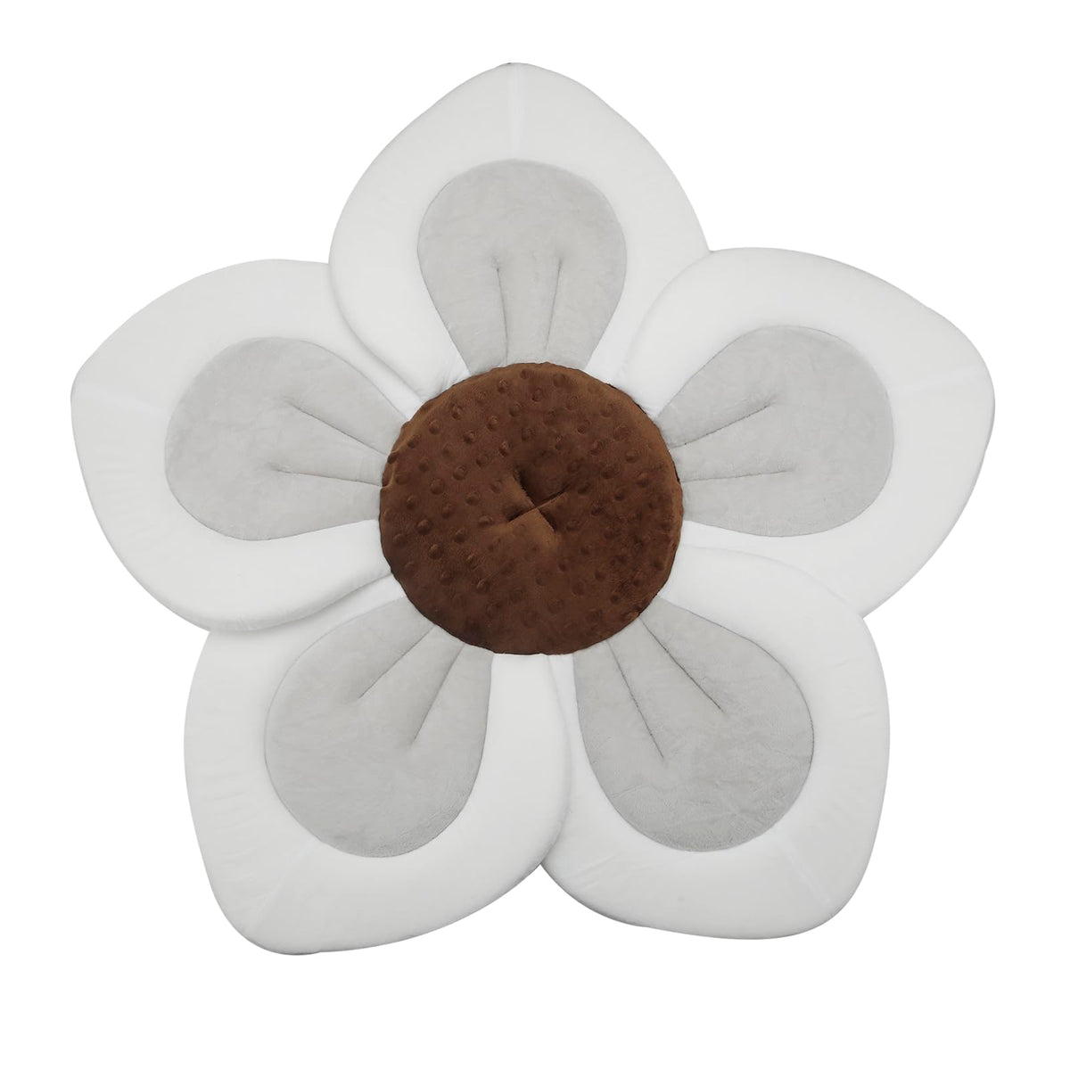 PandaEar Baby Bath Pad soft petals detail shows gentle newborn support during bath