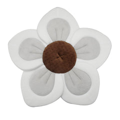 PandaEar Baby Bath Pad soft petals detail shows gentle newborn support during bath